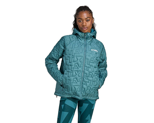 Adidas W Terrex Xpr Lf Ho Jkt Kadın Outdoor Montu JL9806 Mavi