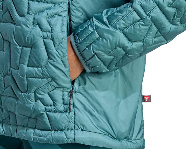 Adidas W Terrex Xpr Lf Ho Jkt Kadın Outdoor Montu JL9806 Mavi görsel 5