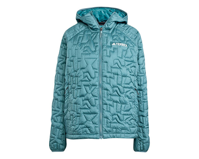 Adidas W Terrex Xpr Lf Ho Jkt Kadın Outdoor Montu JL9806 Mavi görsel 6