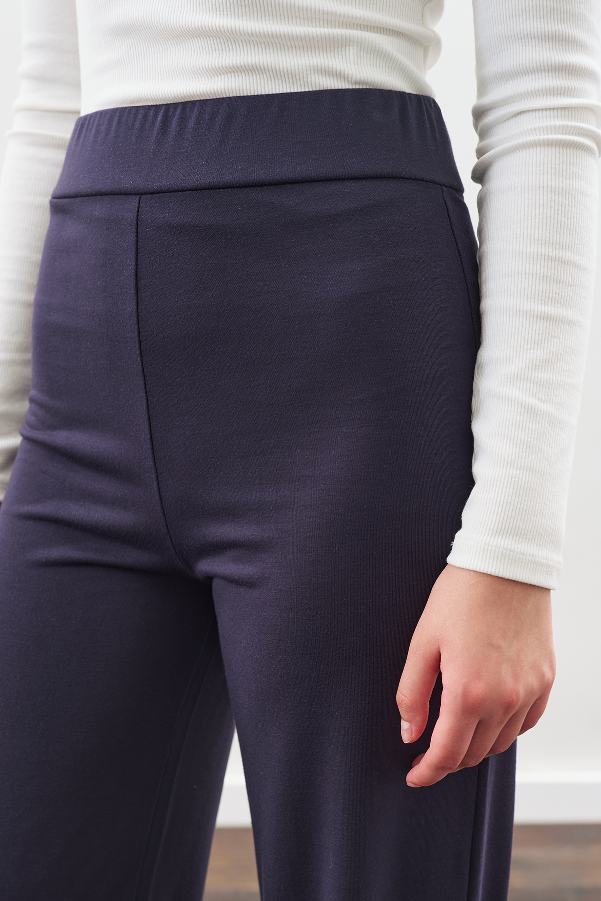 Manuka Düğüm Tasarımlı Pantolonlu Takım Lacivert görsel 7