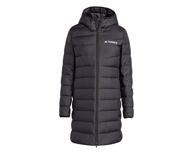 Adidas W Terrex Mt Down Parka Kadın Outdoor Montu JM8729 Siyah görsel 6