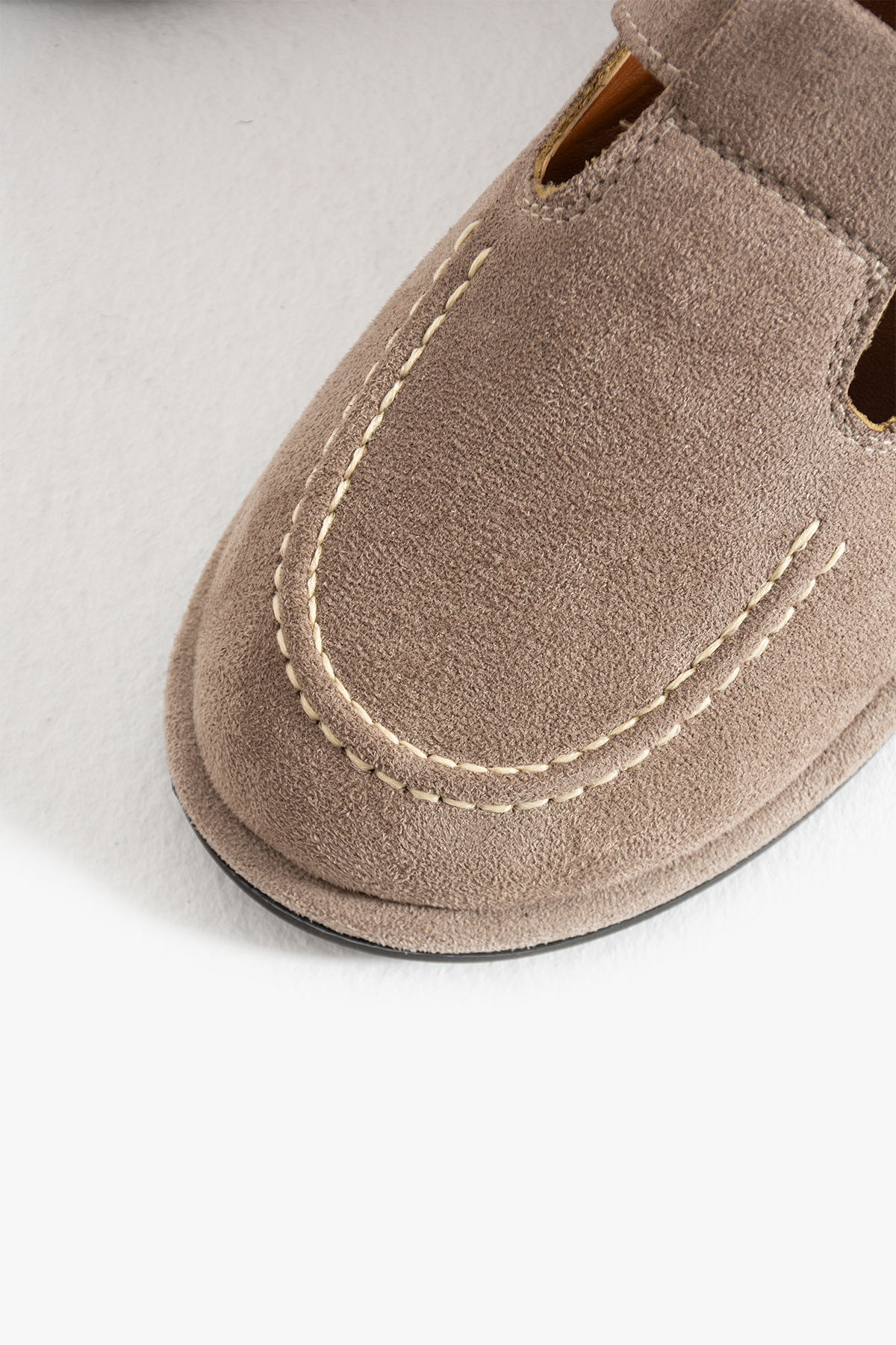 DUXAL SHOES Konforlu Kadın Süet Mokasen Ayakkabı Loafer görsel 4