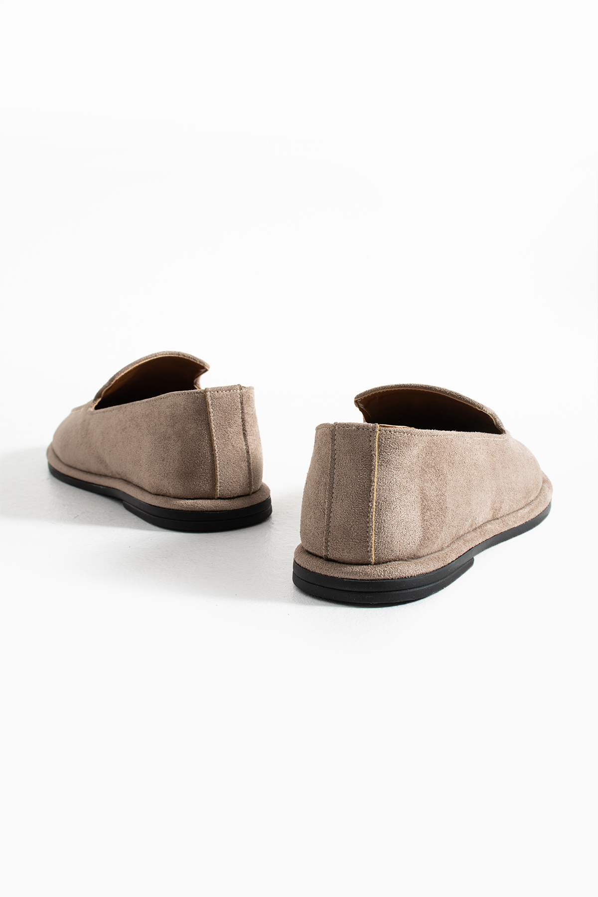 DUXAL SHOES Konforlu Kadın Süet Mokasen Ayakkabı Loafer görsel 5