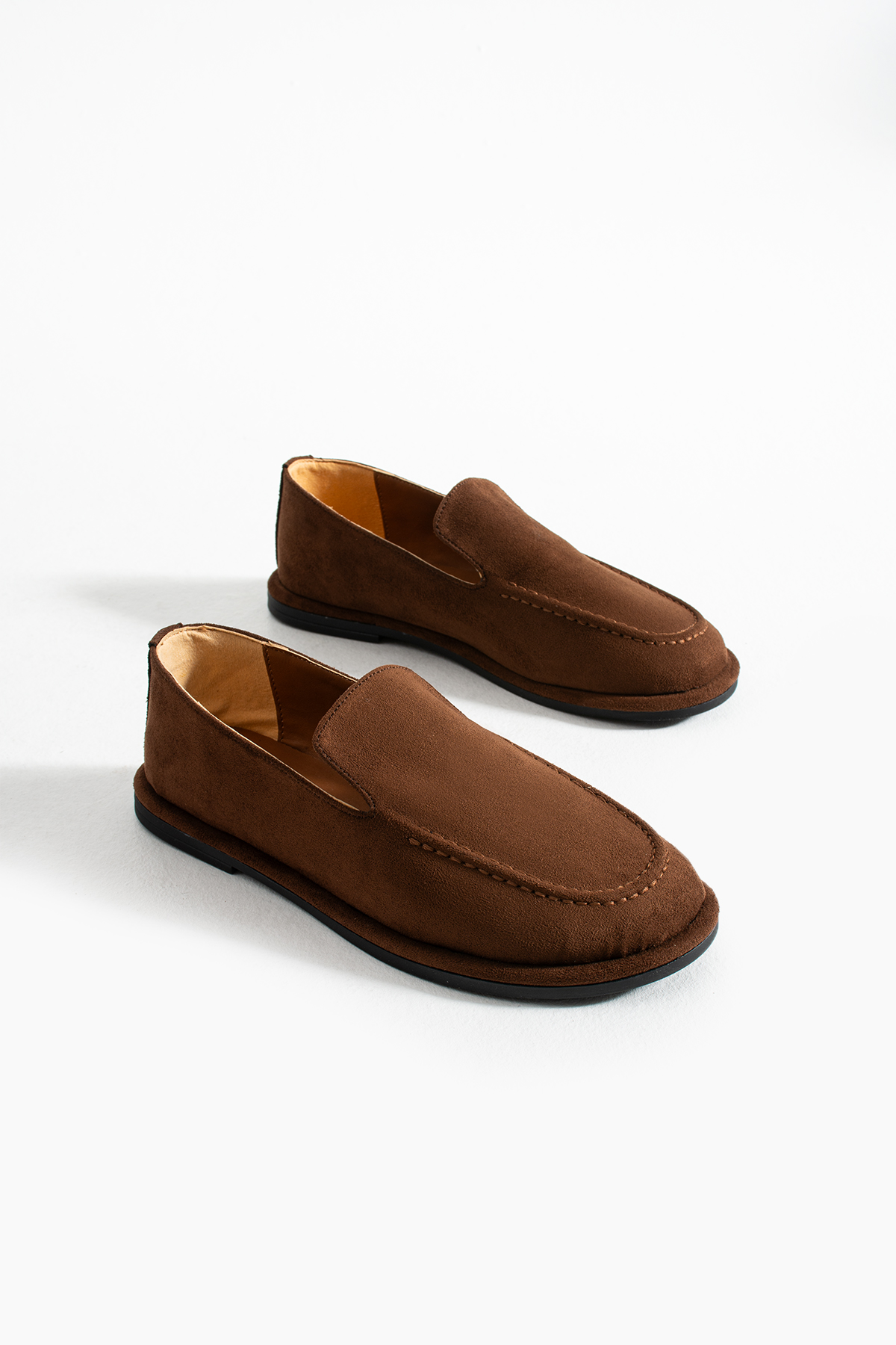 DUXAL SHOES Konforlu Kadın Süet Mokasen Ayakkabı Loafer