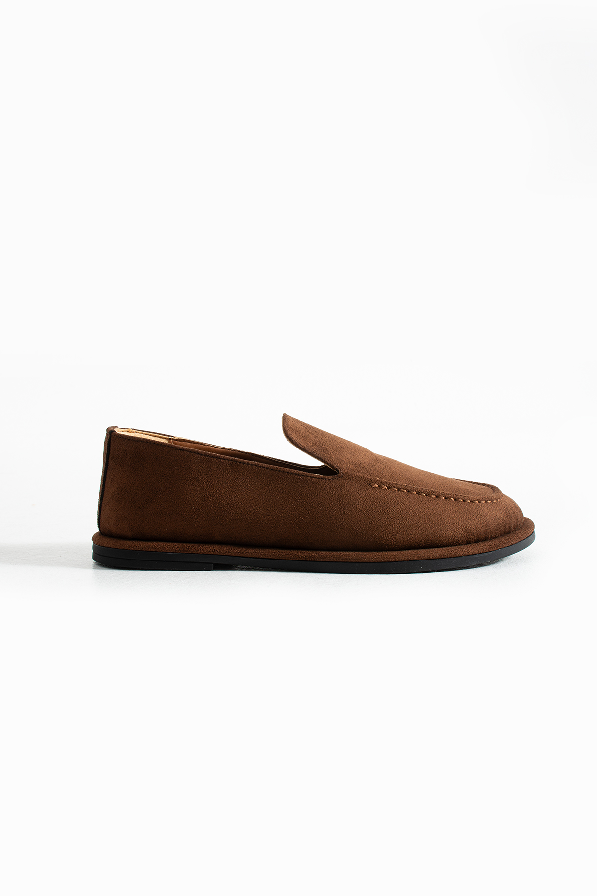 DUXAL SHOES Konforlu Kadın Süet Mokasen Ayakkabı Loafer görsel 2