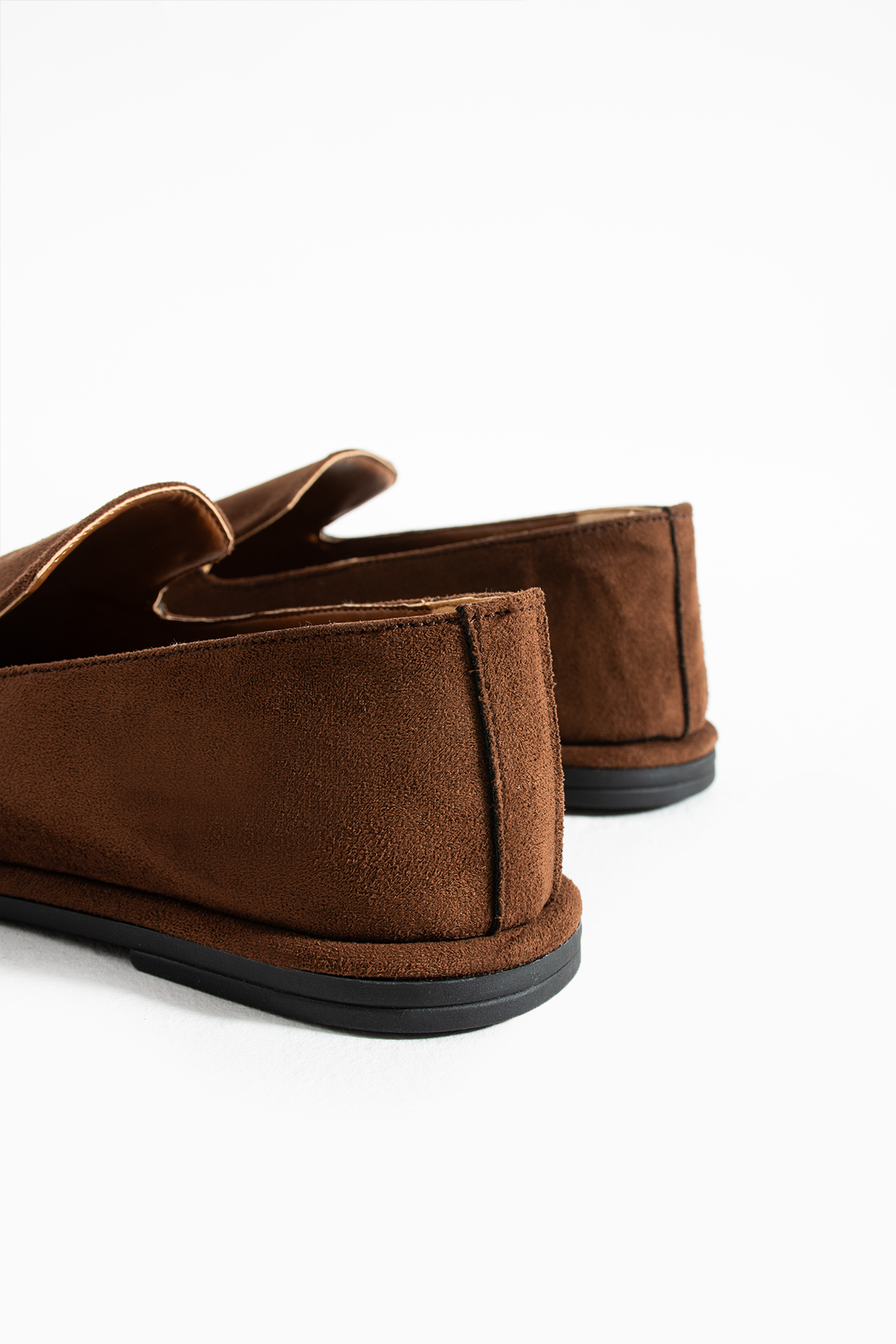 DUXAL SHOES Konforlu Kadın Süet Mokasen Ayakkabı Loafer görsel 5