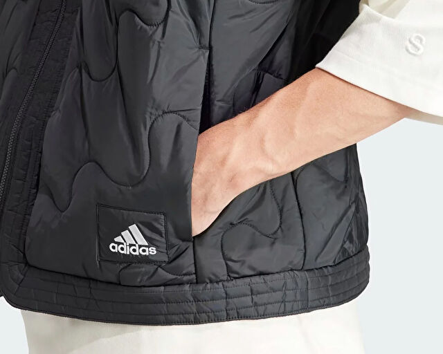 Adidas Nuganic Ins V Erkek Günlük Yelek IN3292 Siyah görsel 4