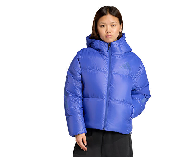 Adidas W Z.N.E. Puffer Kadın Outdoor Mont JW1517 Mavi
