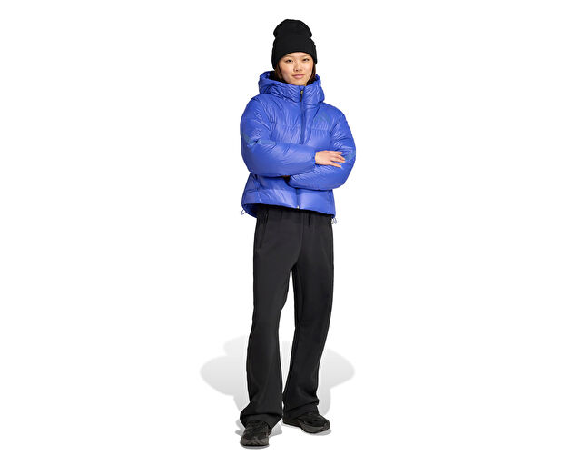 Adidas W Z.N.E. Puffer Kadın Outdoor Mont JW1517 Mavi görsel 5