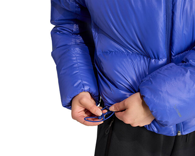 Adidas W Z.N.E. Puffer Kadın Outdoor Mont JW1517 Mavi görsel 6