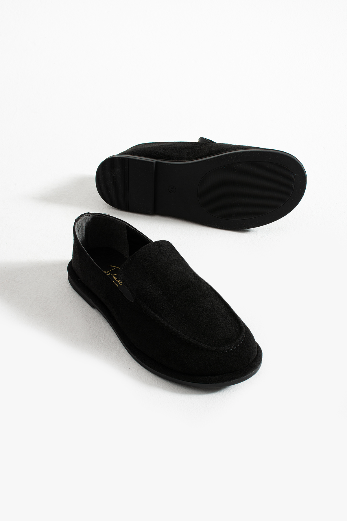 DUXAL SHOES Konforlu Kadın Süet Mokasen Ayakkabı Loafer