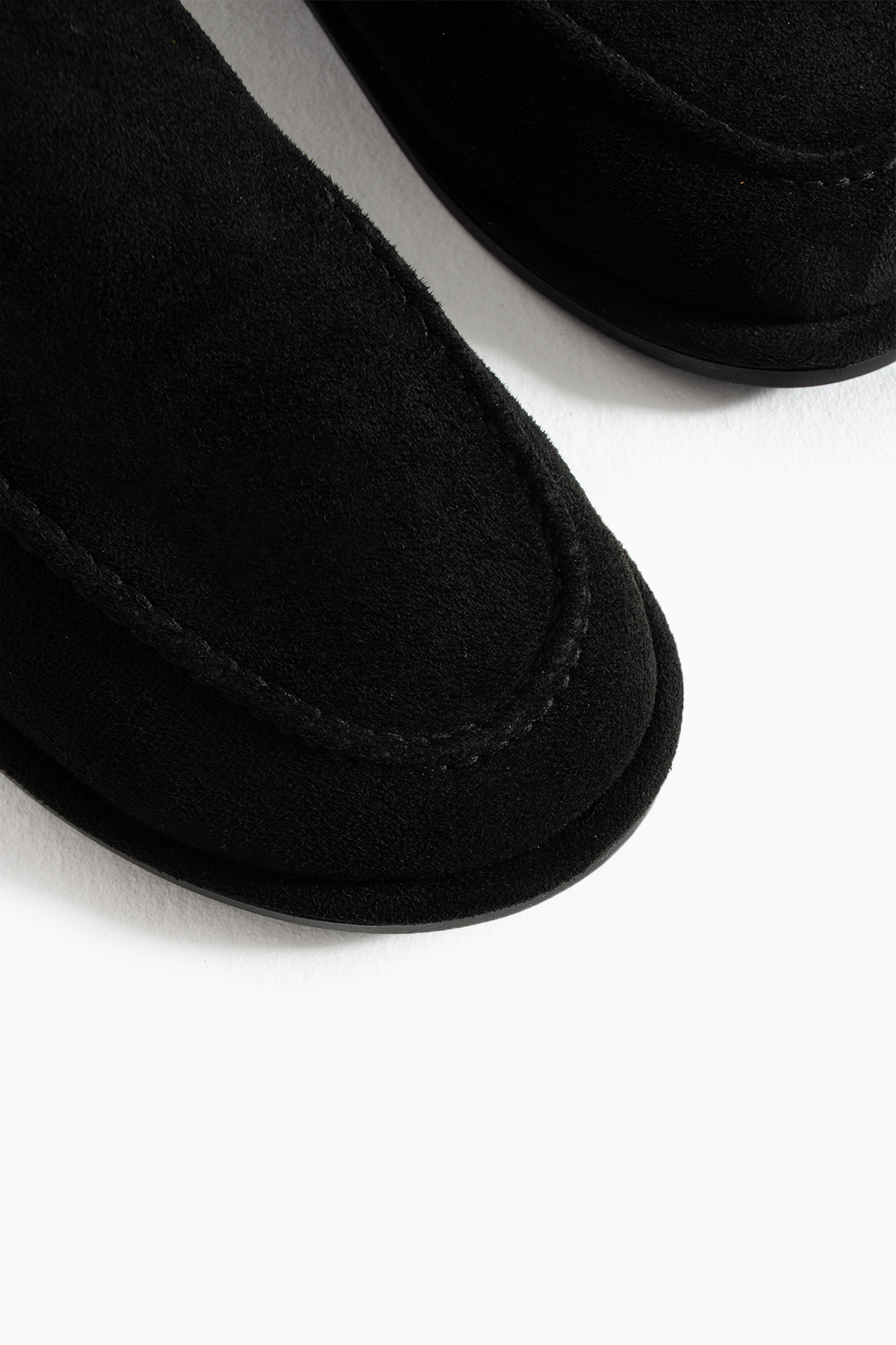 DUXAL SHOES Konforlu Kadın Süet Mokasen Ayakkabı Loafer görsel 8