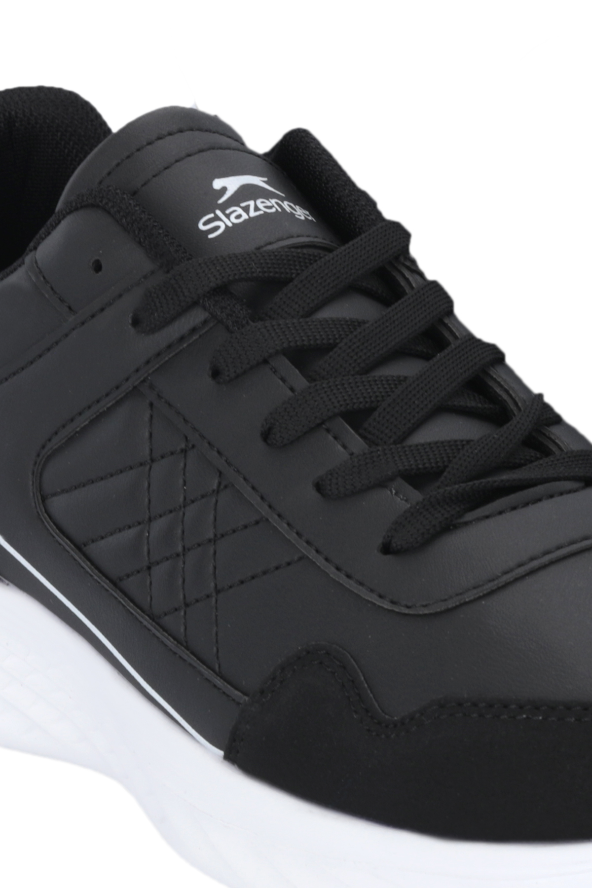 SLAZENGER IVEXO I Erkek Siyah / Beyaz Koşu & Yürüyüş Spor Ayakkabısı görsel 4