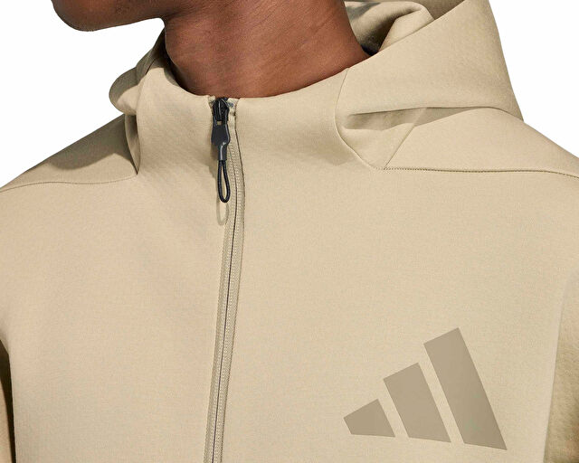 Adidas M Z.N.E. Fz Erkek Günlük Ceket KE4682 Haki görsel 7