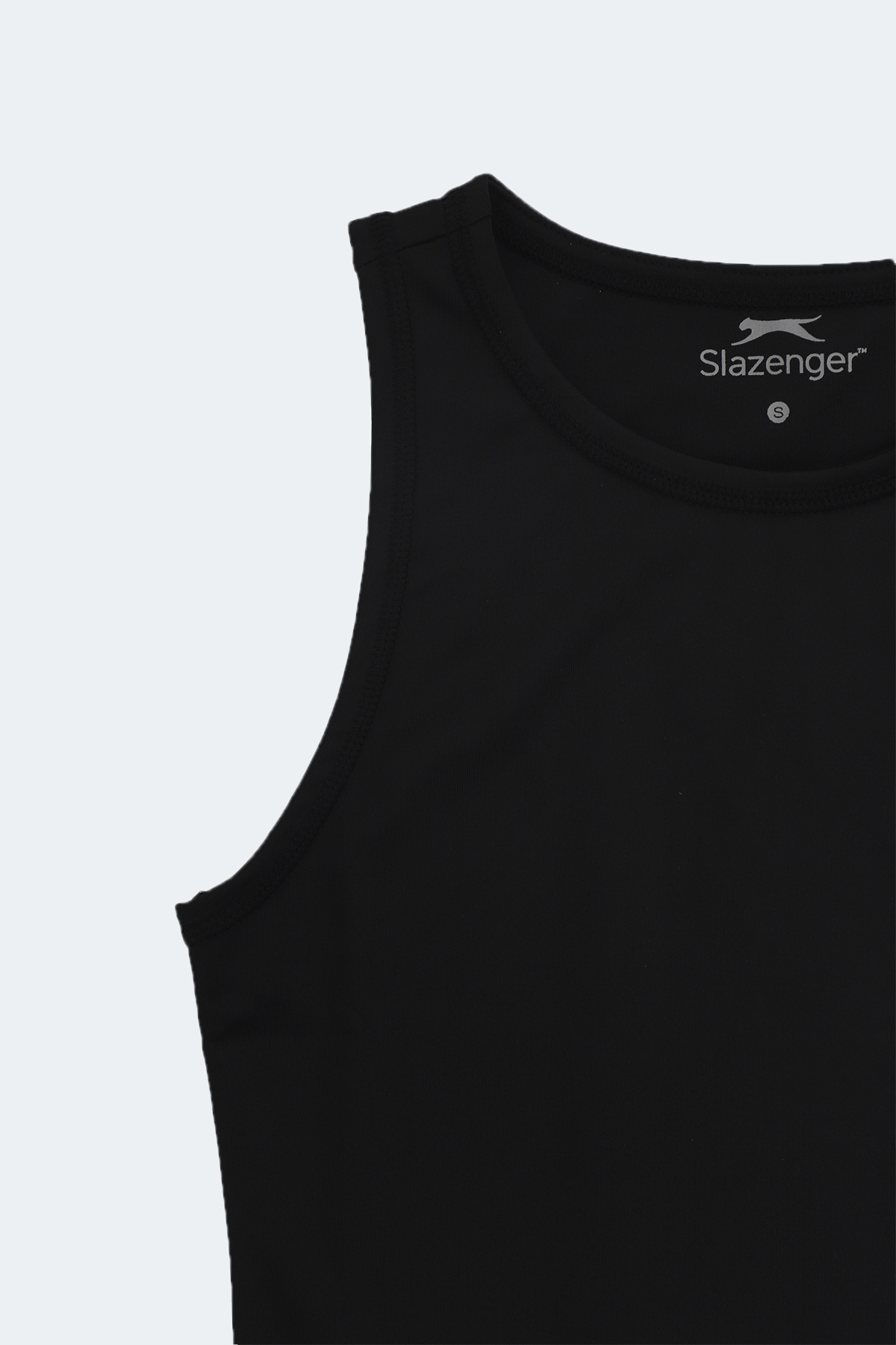 SLAZENGER VATIK I 2 Lİ SET Kadın Slim Fit Siyah - Gri Atlet görsel 8
