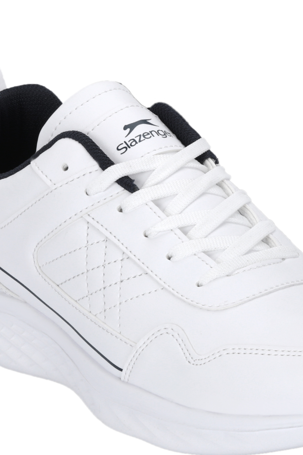 SLAZENGER IVEXO I Erkek Beyaz / Lacivert Koşu & Yürüyüş Spor Ayakkabısı görsel 4