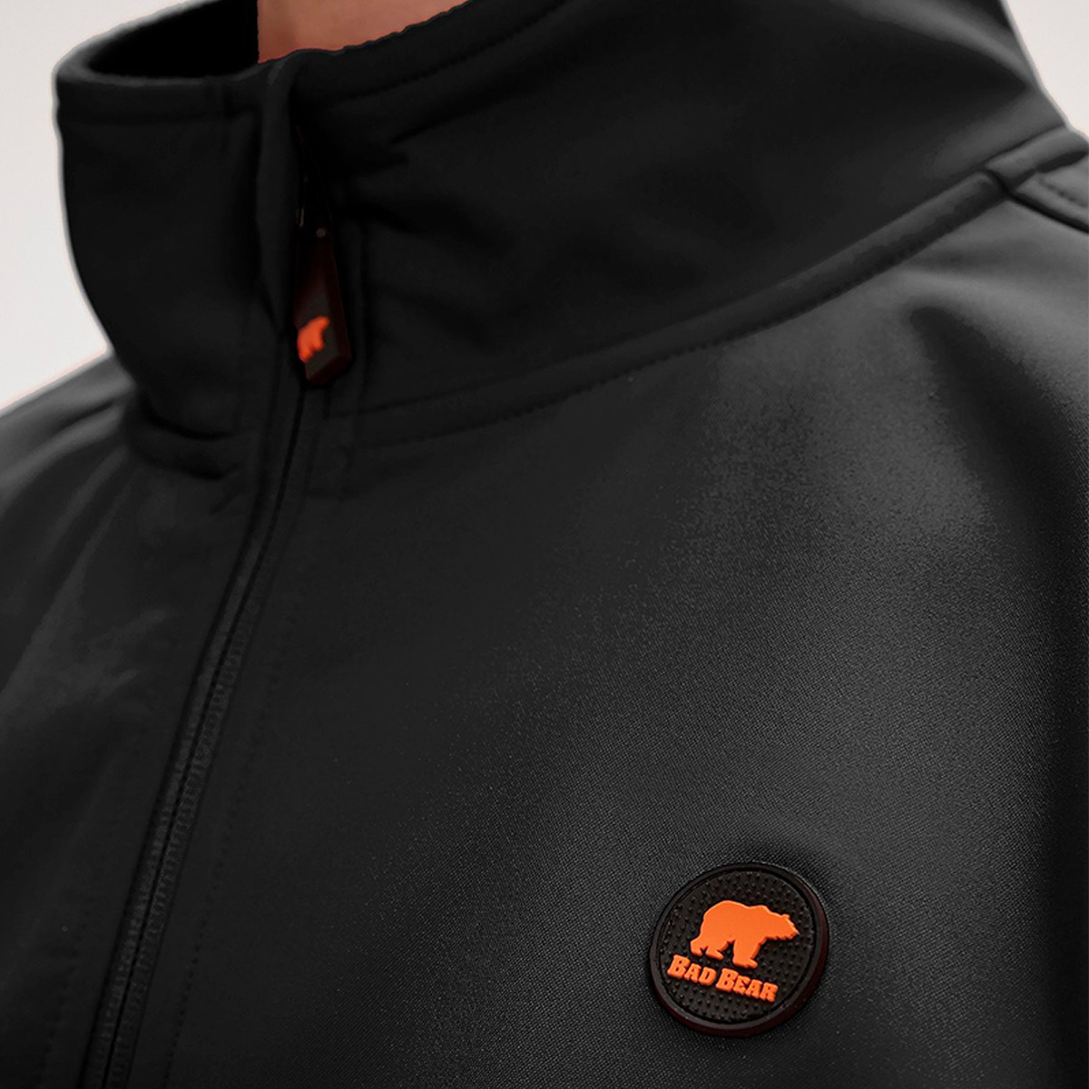 Bad Bear Conch Softshell Erkek Siyah Ceket görsel 4