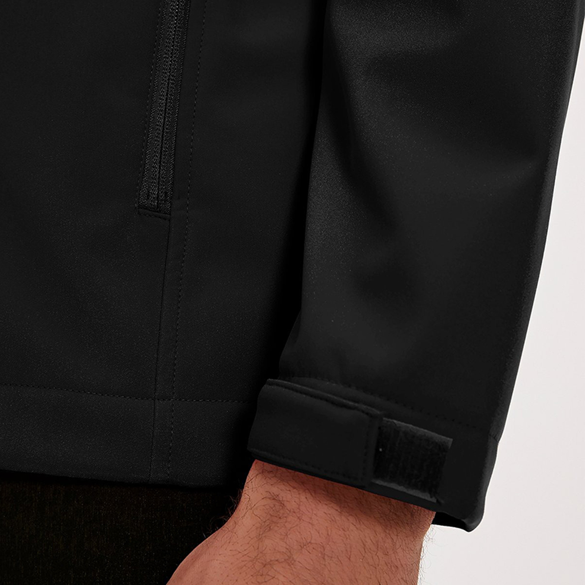 Bad Bear Conch Softshell Erkek Siyah Ceket görsel 5