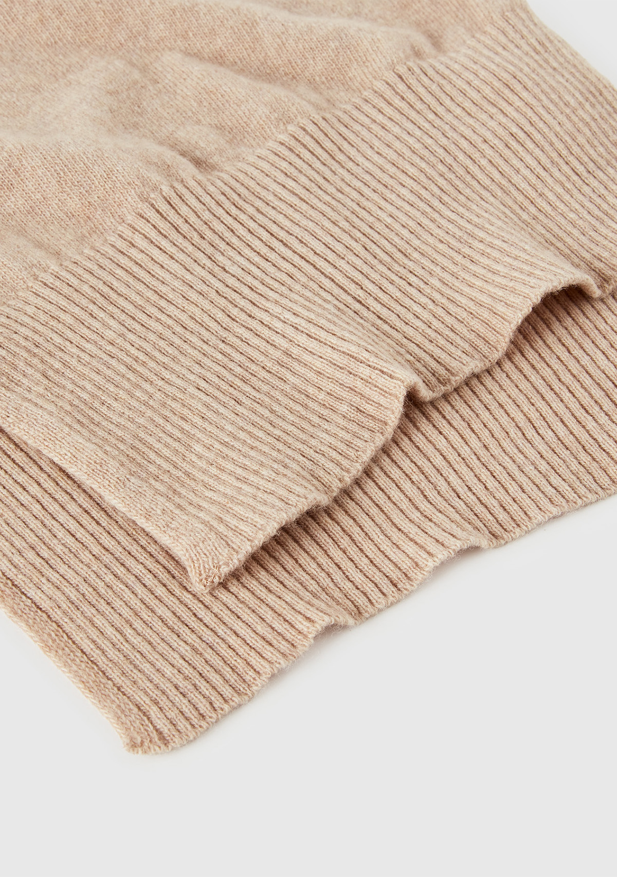 United Colors Of Benetton Kadın Ekru %100 Merino Atkı görsel 2
