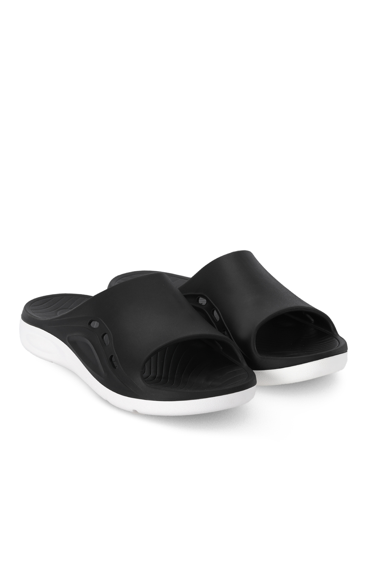 SLAZENGER TUNDRA I Kadın Siyah / Beyaz Terlik görsel 3