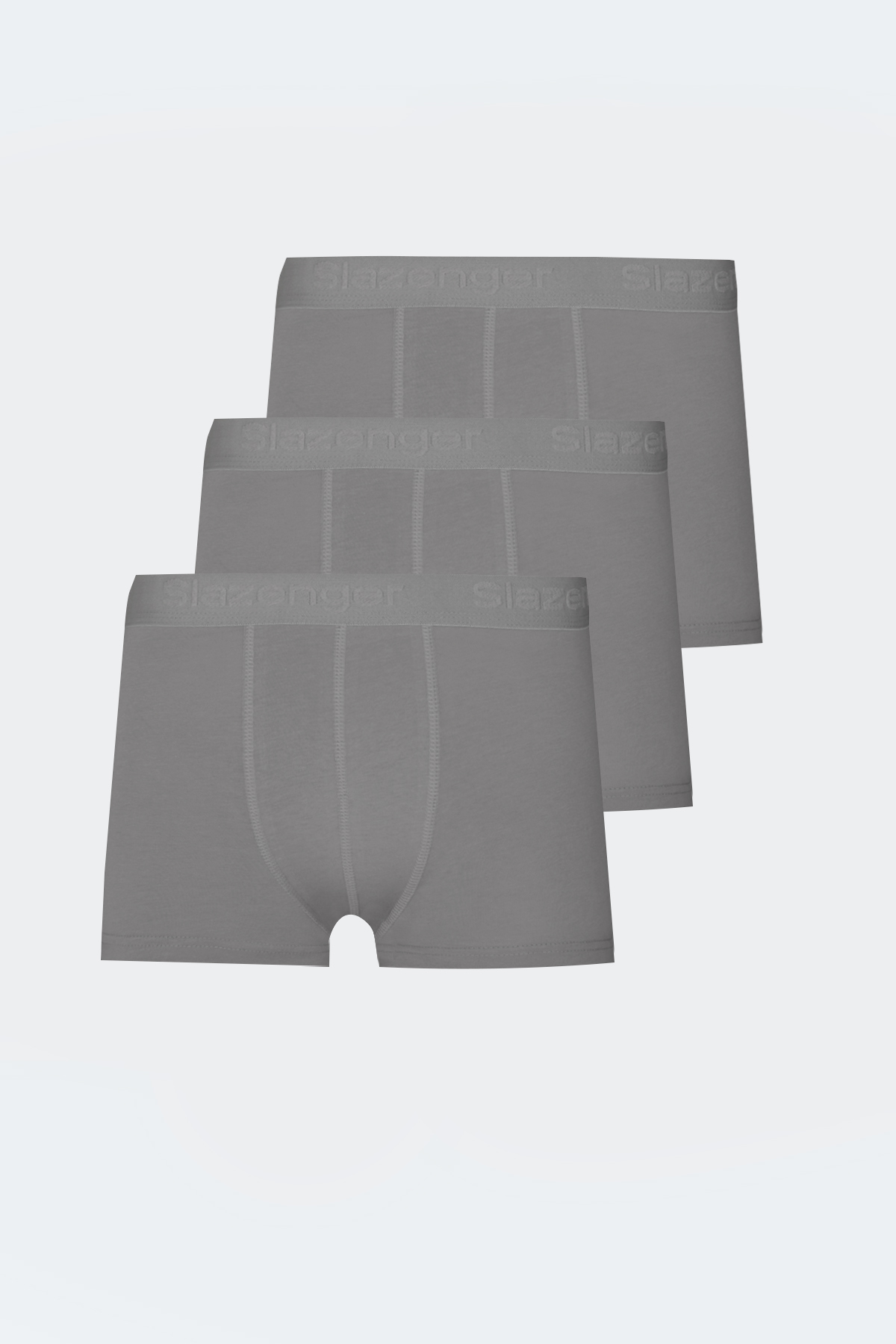 SLAZENGER JADAX 3 lü Set Erkek Gri Boxer