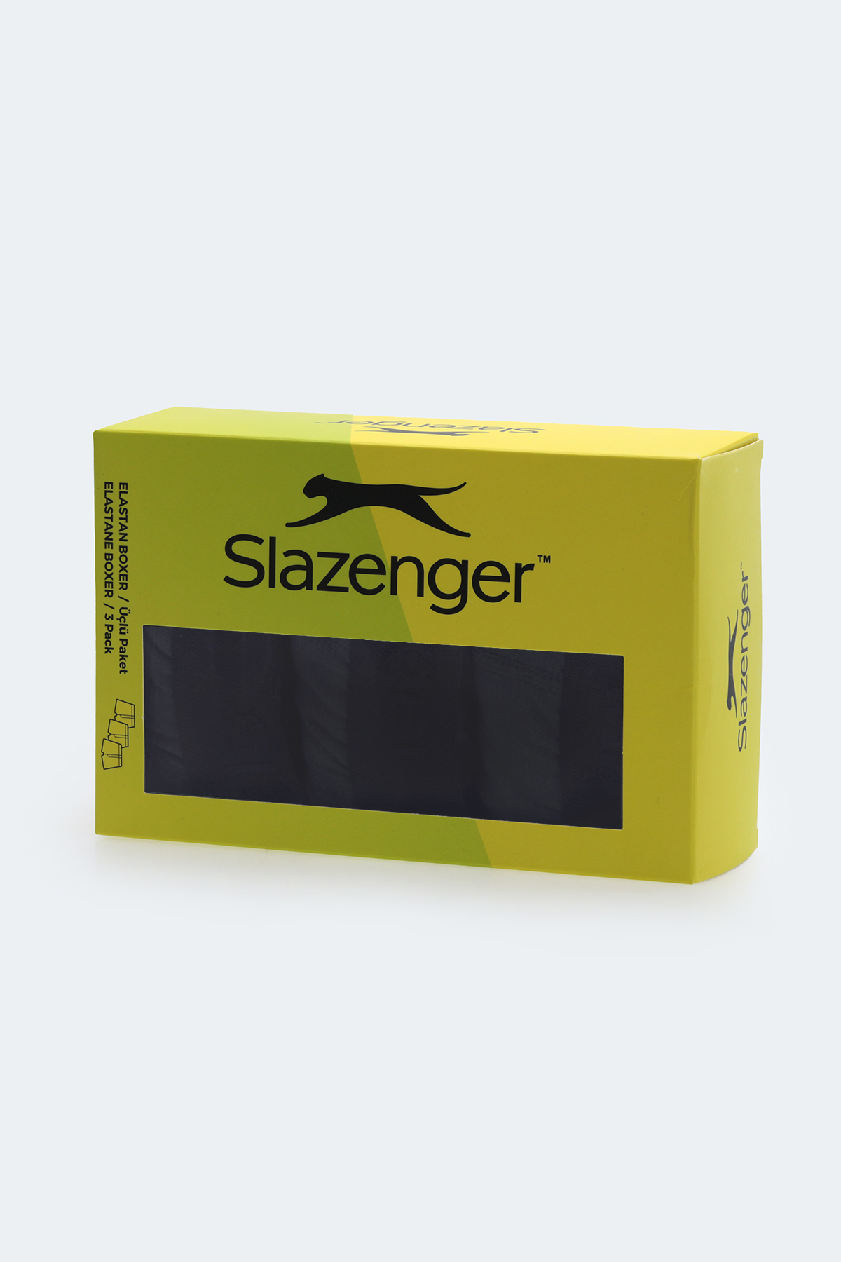 SLAZENGER JADAX 3 lü Set Erkek Lacivert Boxer görsel 3