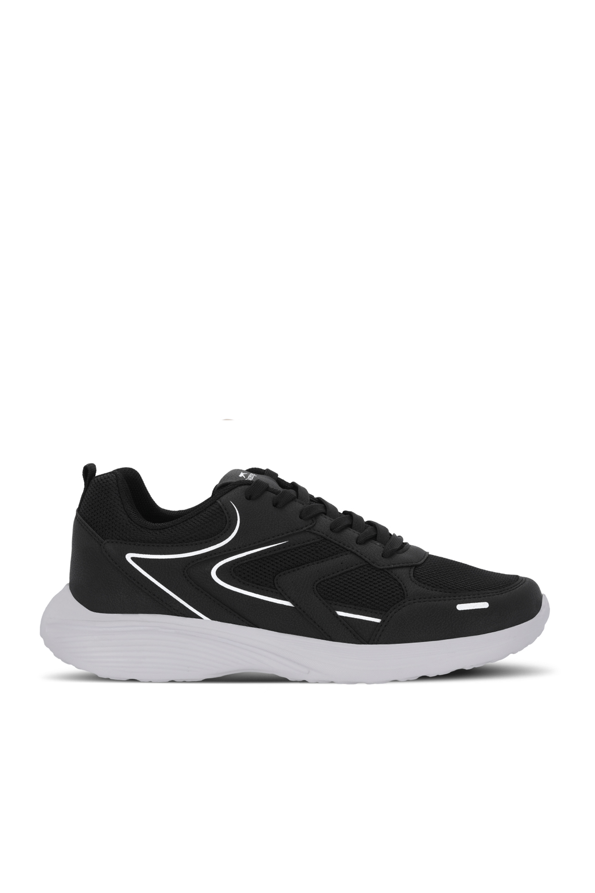 SLAZENGER ECHOMAX I Kadın Siyah / Beyaz Koşu & Yürüyüş Spor Ayakkabısı