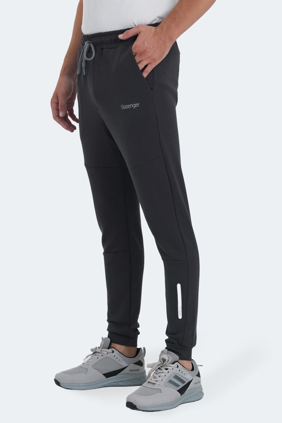 SLAZENGER KOX I Erkek Jogger Eşofman Altı Koyu Gri