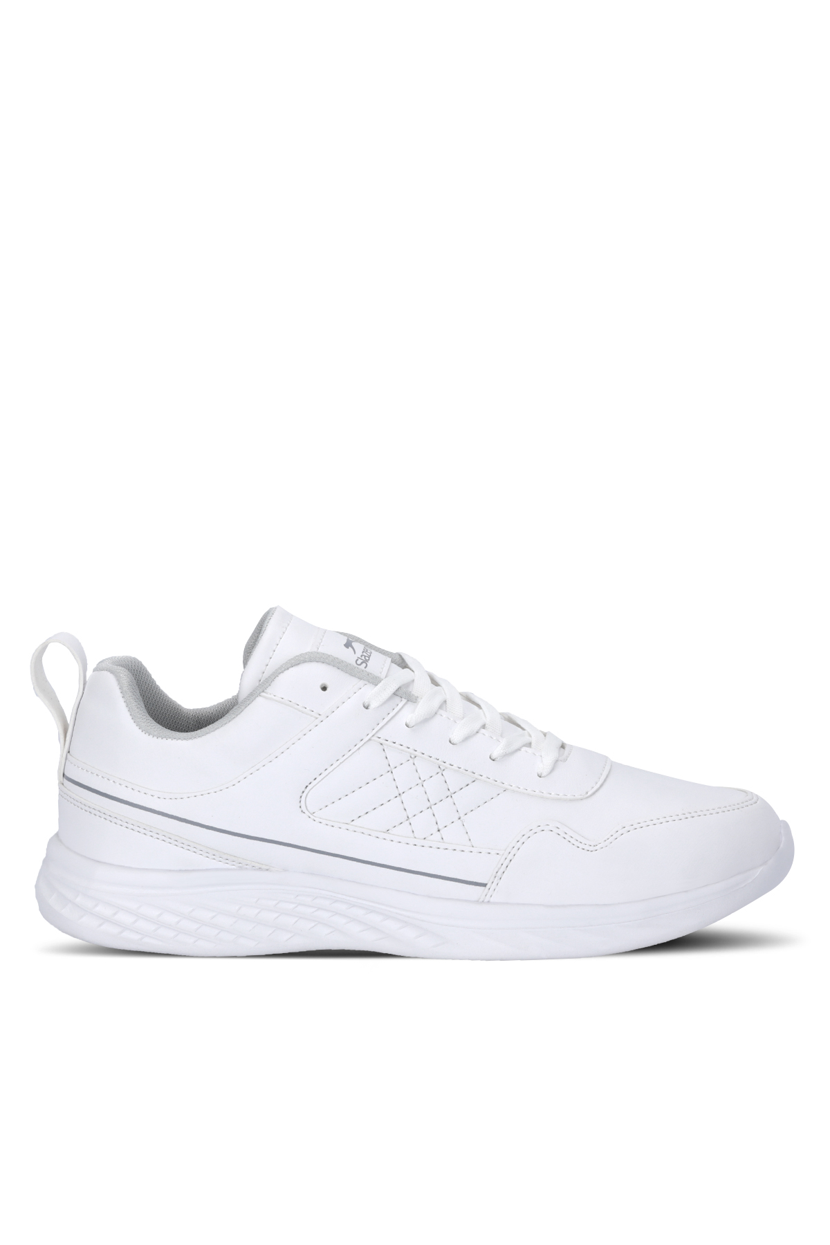 SLAZENGER IVEXO I Erkek Beyaz / Gri Koşu & Yürüyüş Spor Ayakkabısı