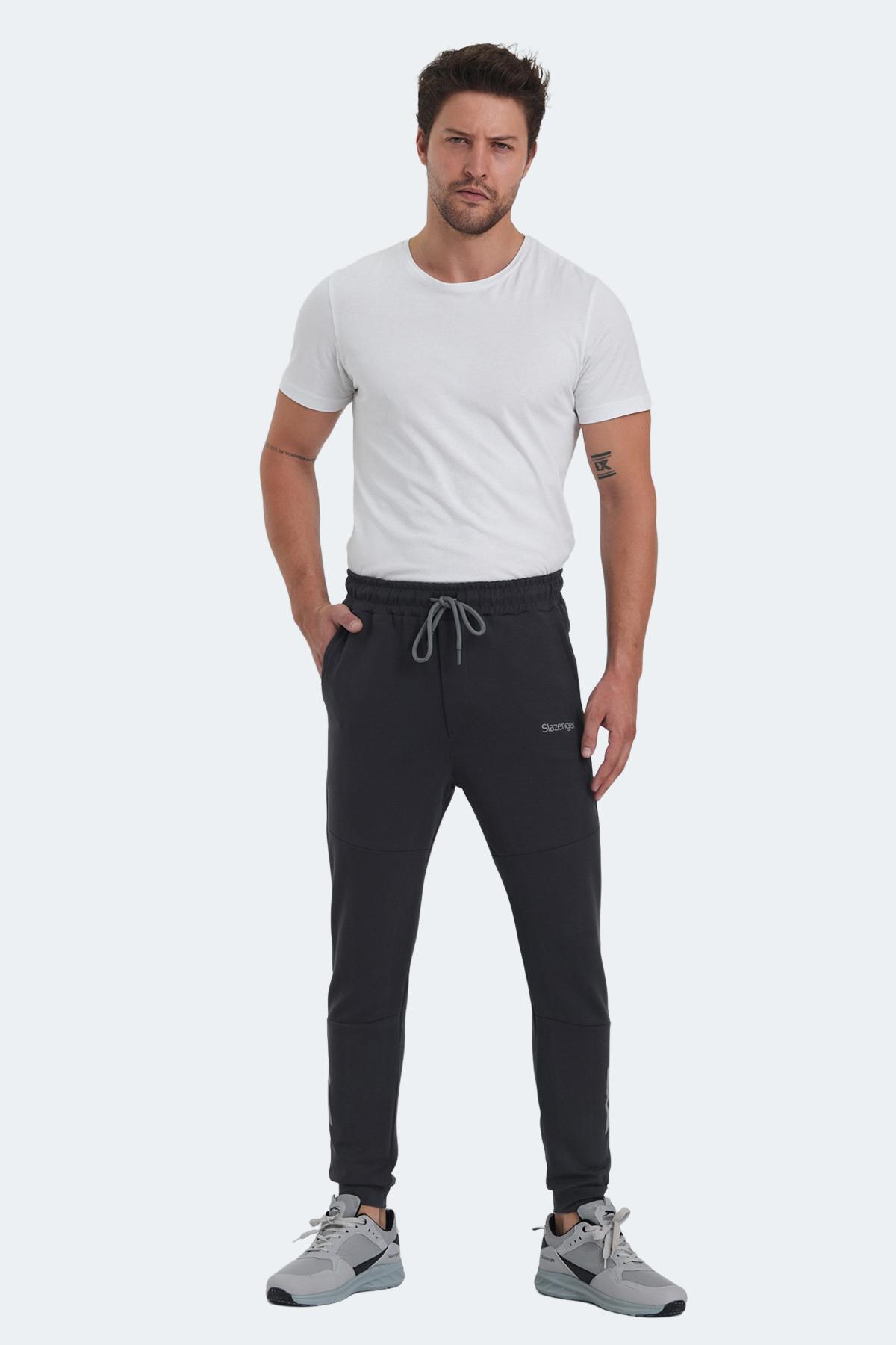 SLAZENGER KOX I Erkek Jogger Eşofman Altı Koyu Gri görsel 4