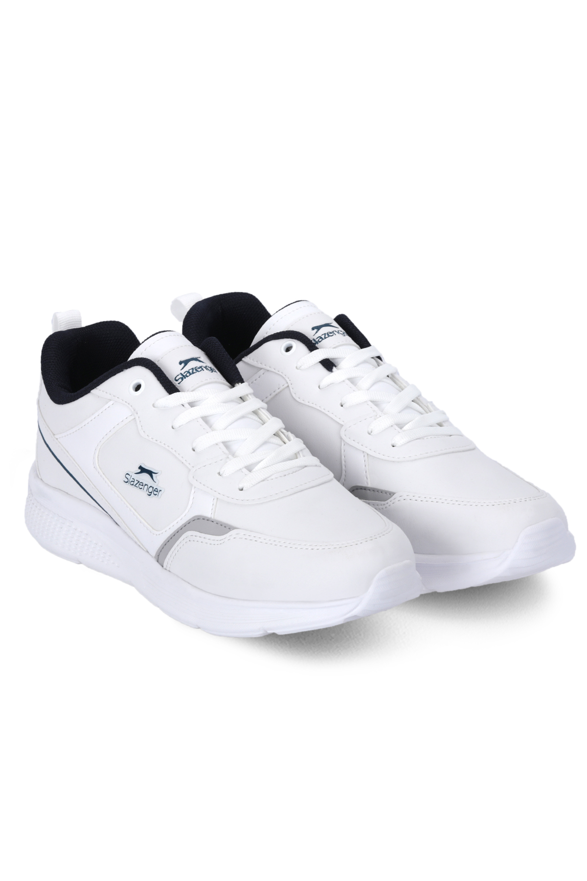 SLAZENGER INDOL I Erkek Beyaz / Lacivert Koşu & Yürüyüş Spor Ayakkabısı görsel 2