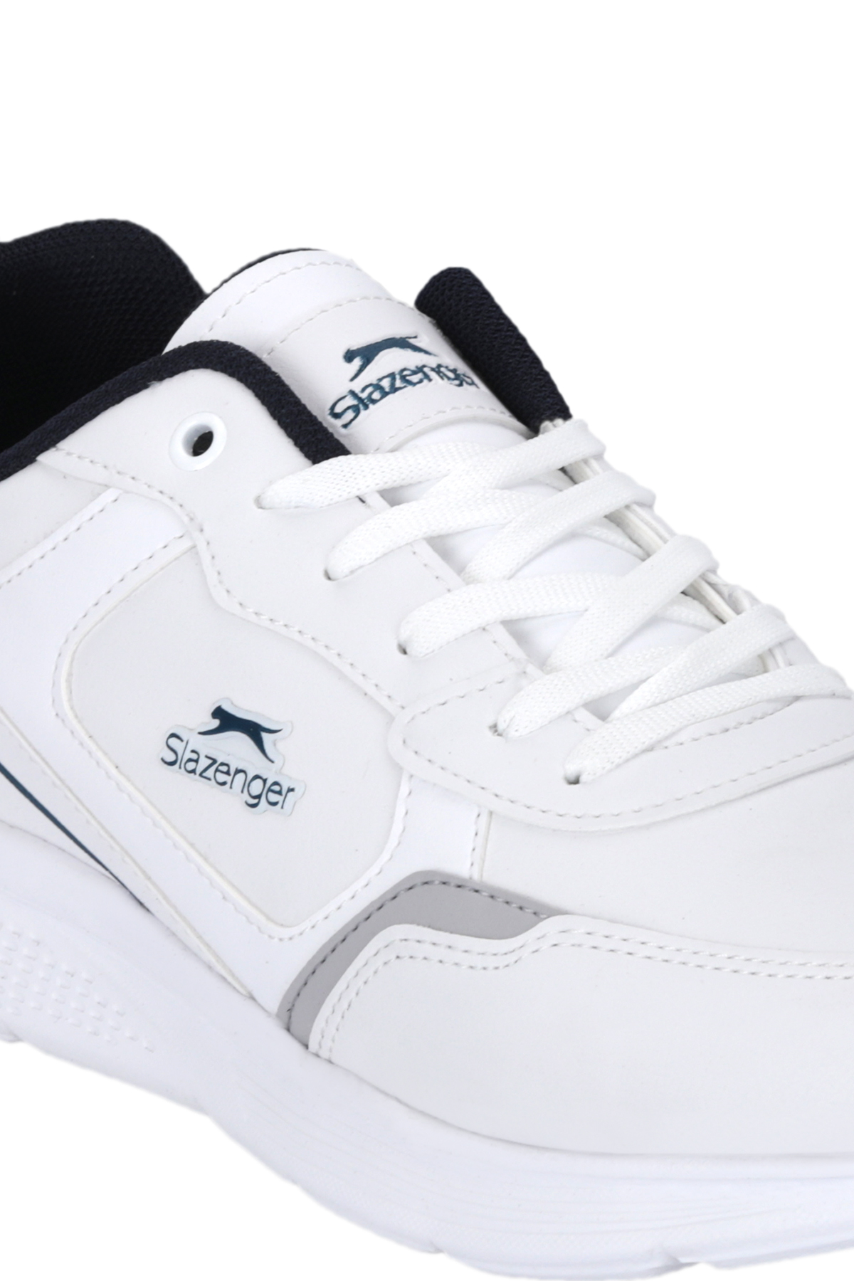 SLAZENGER INDOL I Erkek Beyaz / Lacivert Koşu & Yürüyüş Spor Ayakkabısı görsel 4