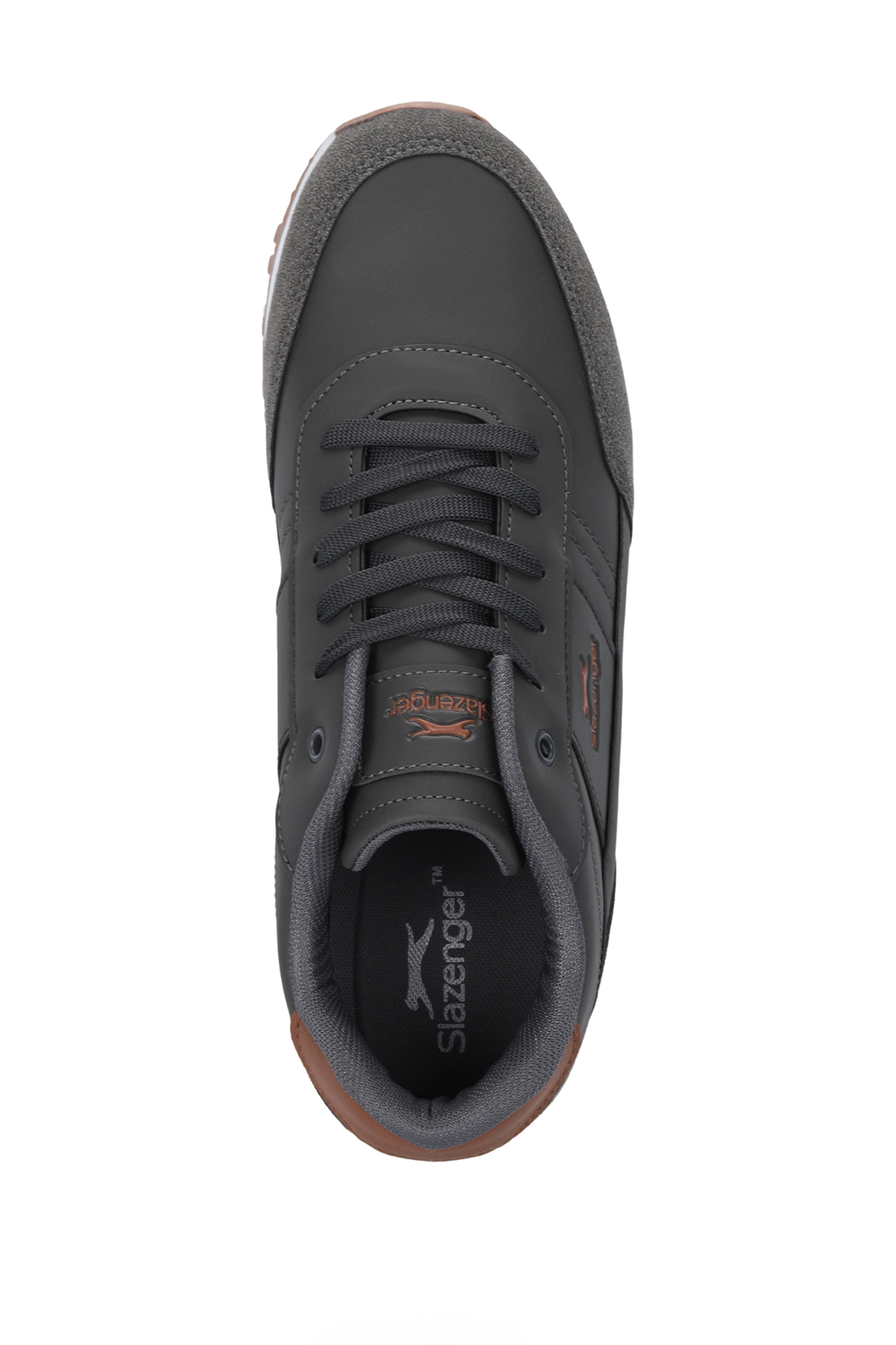 SLAZENGER ISPIRE I Erkek Koyu Gri Günlük Spor Ayakkabısı görsel 5