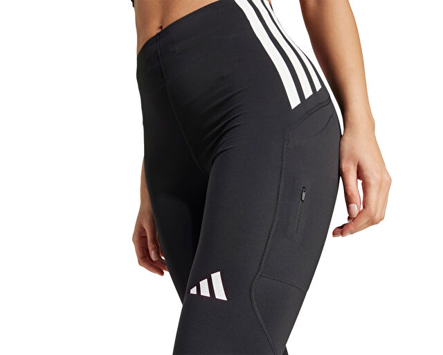 Adidas Adizero 1/1 L W Kadın Koşu Taytı JI5656 Siyah görsel 8