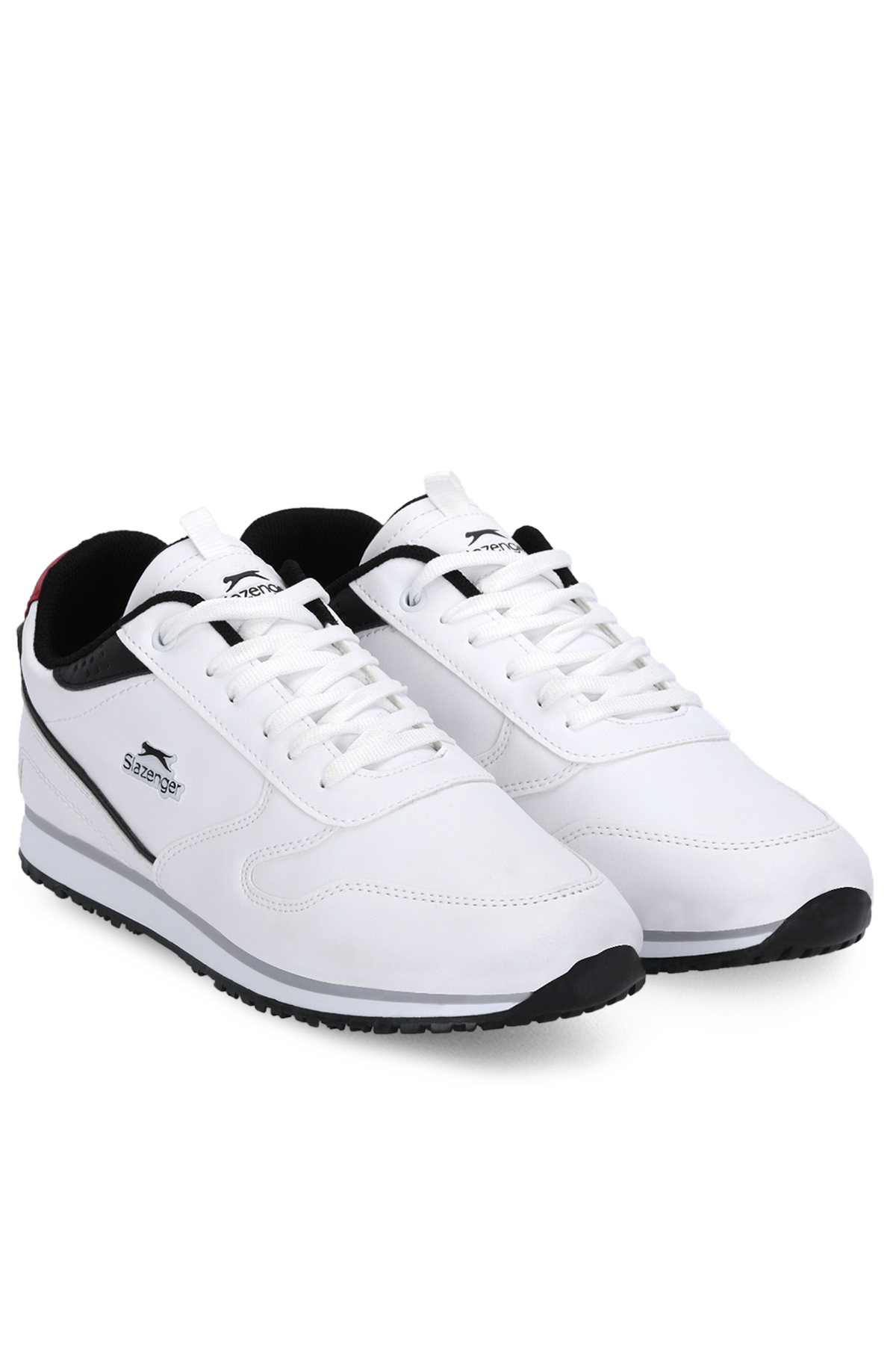 SLAZENGER ICORE I Erkek Beyaz / Siyah Günlük Spor Ayakkabısı görsel 2