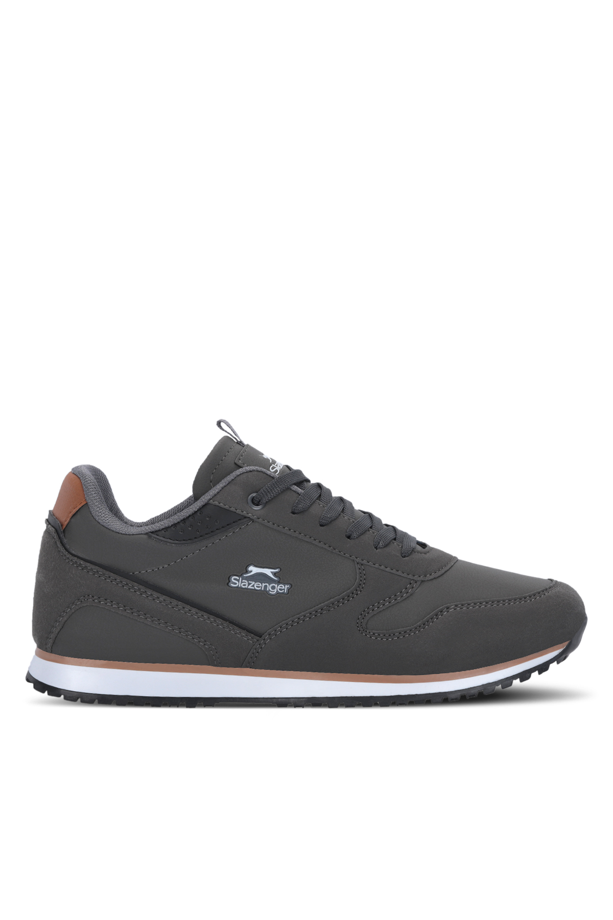 SLAZENGER ICORE I Erkek Koyu Gri Günlük Spor Ayakkabısı
