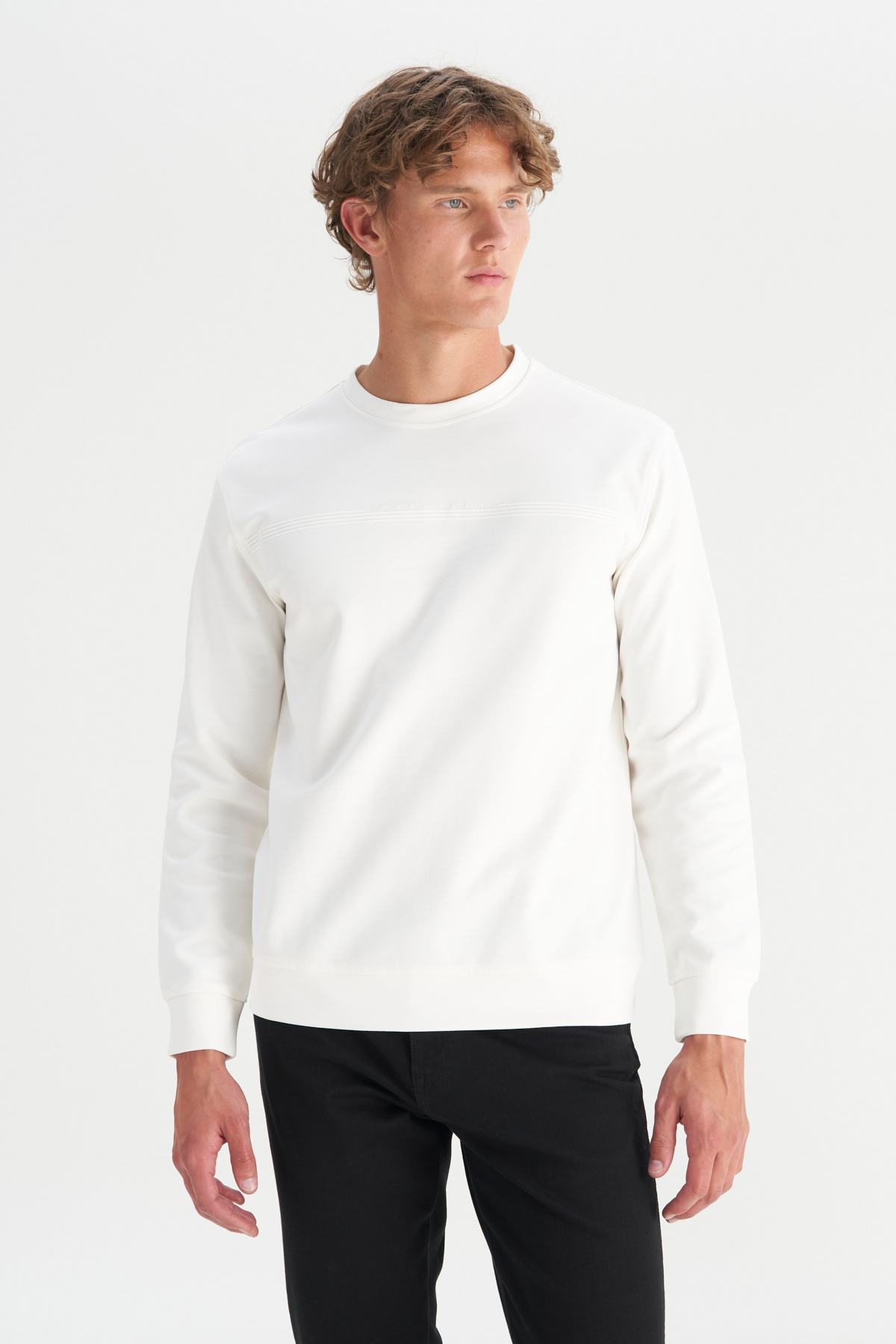 Wrangler Pamuklu Regular Fit Bisiklet Yaka Sweatshirt