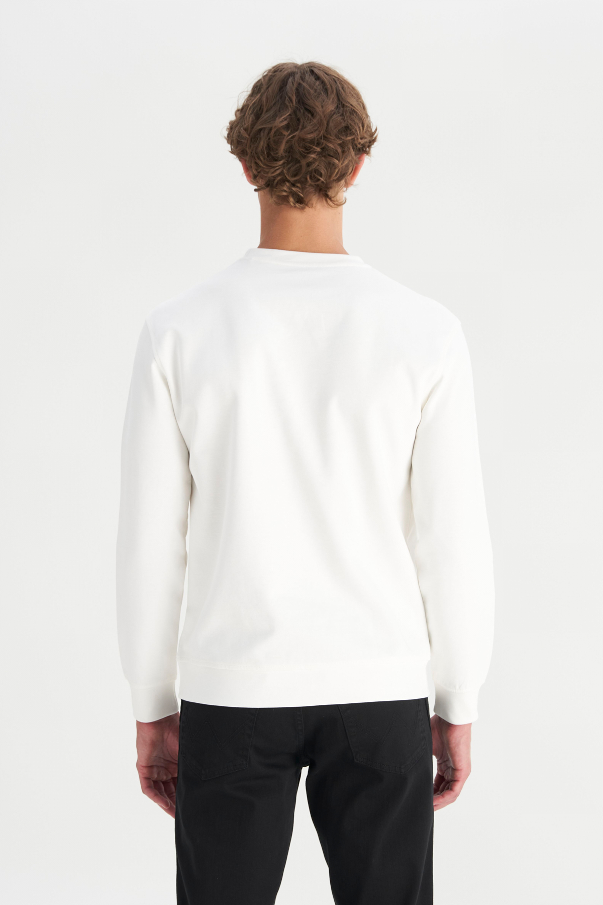 Wrangler Pamuklu Regular Fit Bisiklet Yaka Sweatshirt görsel 5