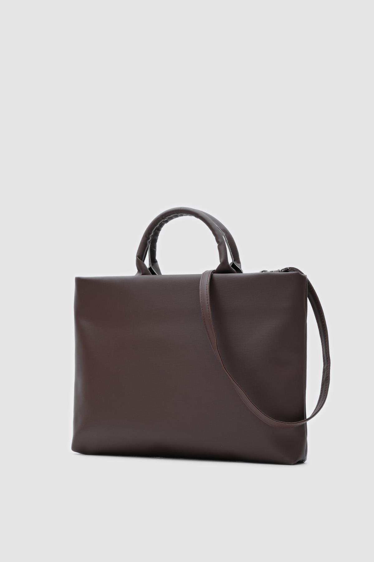Shulebags Didas Omuz Ve Evrak Çantası Acı Kahve görsel 5