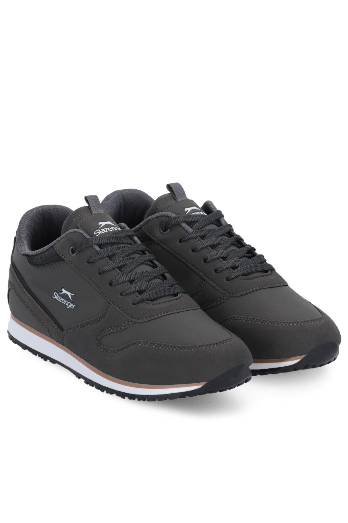 SLAZENGER ICORE I Erkek Koyu Gri Günlük Spor Ayakkabısı görsel 2