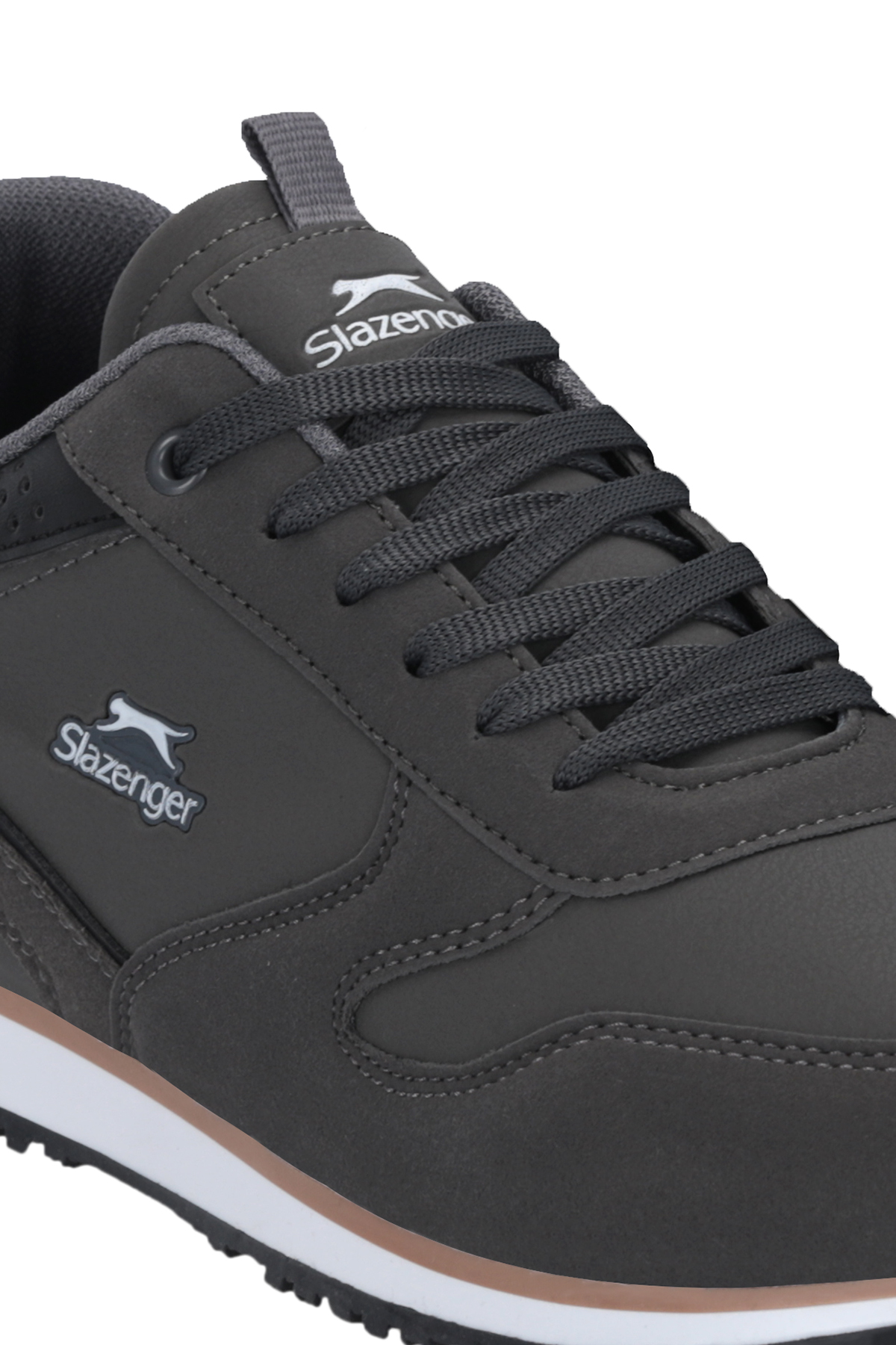 SLAZENGER ICORE I Erkek Koyu Gri Günlük Spor Ayakkabısı görsel 4