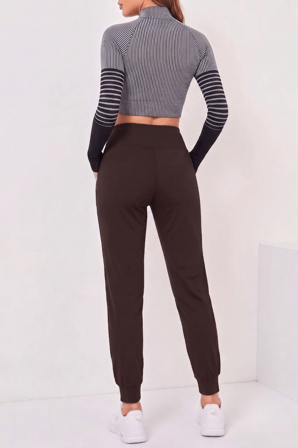 Genius Store Kadın Jogger Eşofman Esnek Yüksek Bel Jogger Eşofman Altı KADIN-JGRTYT görsel 3