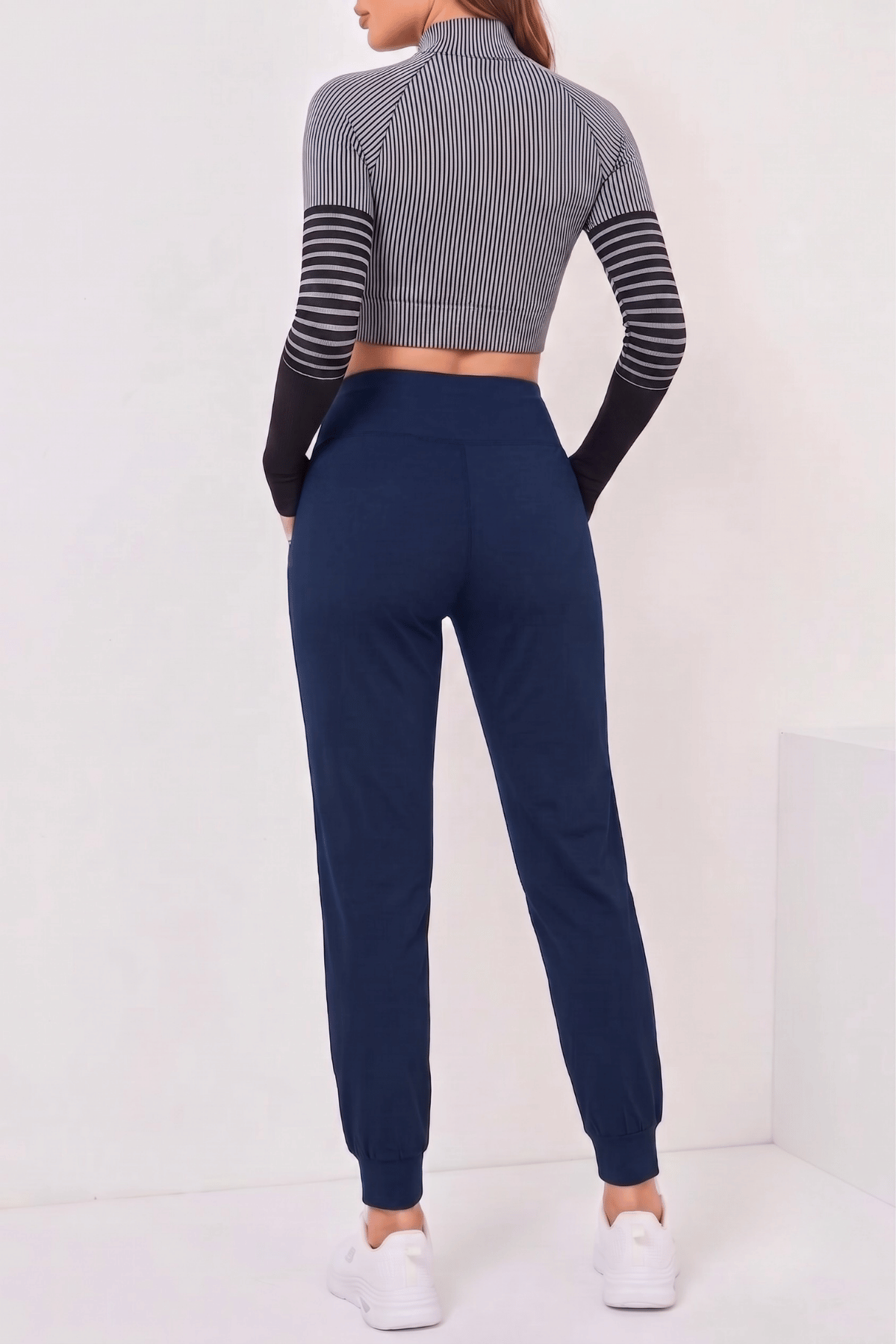 Genius Store Kadın Jogger Eşofman Esnek Yüksek Bel Jogger Eşofman Altı KADIN-JGRTYT görsel 4