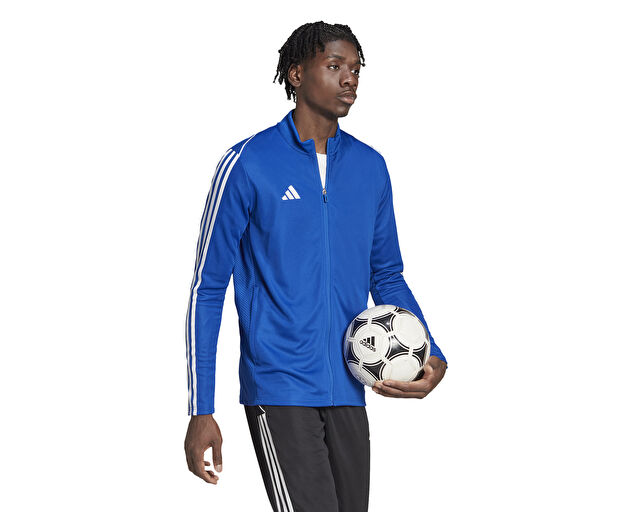 Adidas Tiro23 L Tr Jkt Erkek Futbol Antrenman Ceketi HS3505 Mavi görsel 3