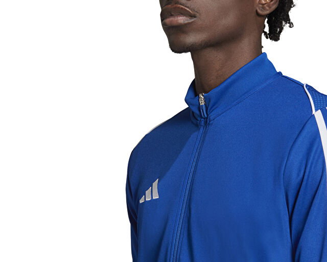 Adidas Tiro23 L Tr Jkt Erkek Futbol Antrenman Ceketi HS3505 Mavi görsel 5