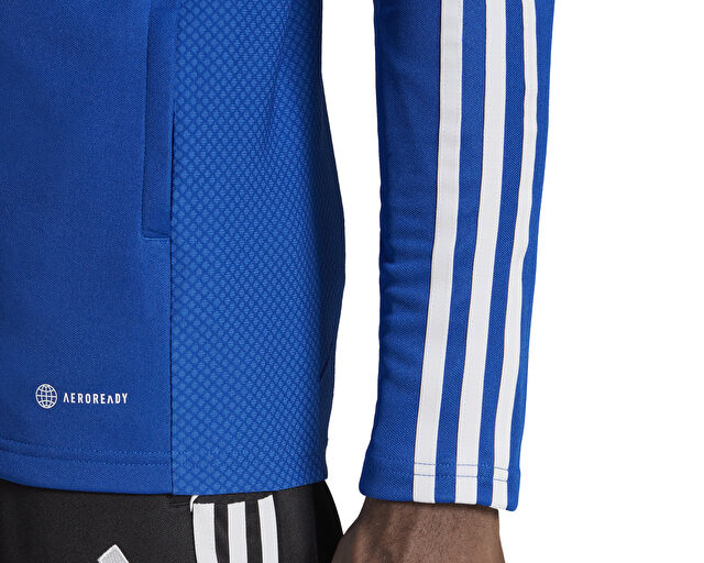 Adidas Tiro23 L Tr Jkt Erkek Futbol Antrenman Ceketi HS3505 Mavi görsel 6