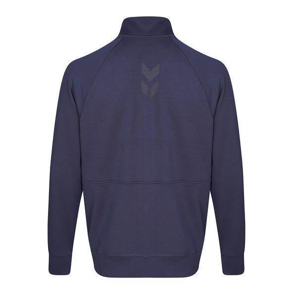 Hummel Evon Erkek Lacivert Dik Yaka Fermuarlı Sweatshirt görsel 2