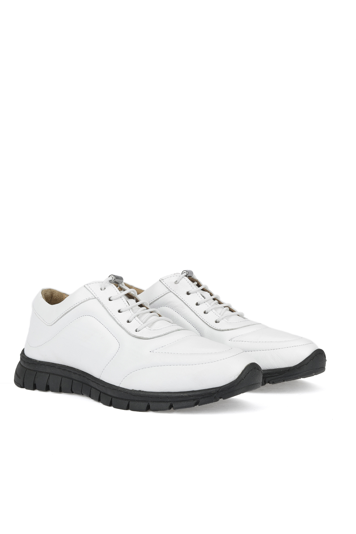 Ziya Ayakkabı Kadın Hakiki Deri Sneaker 143992ZSP200 Beyaz görsel 4