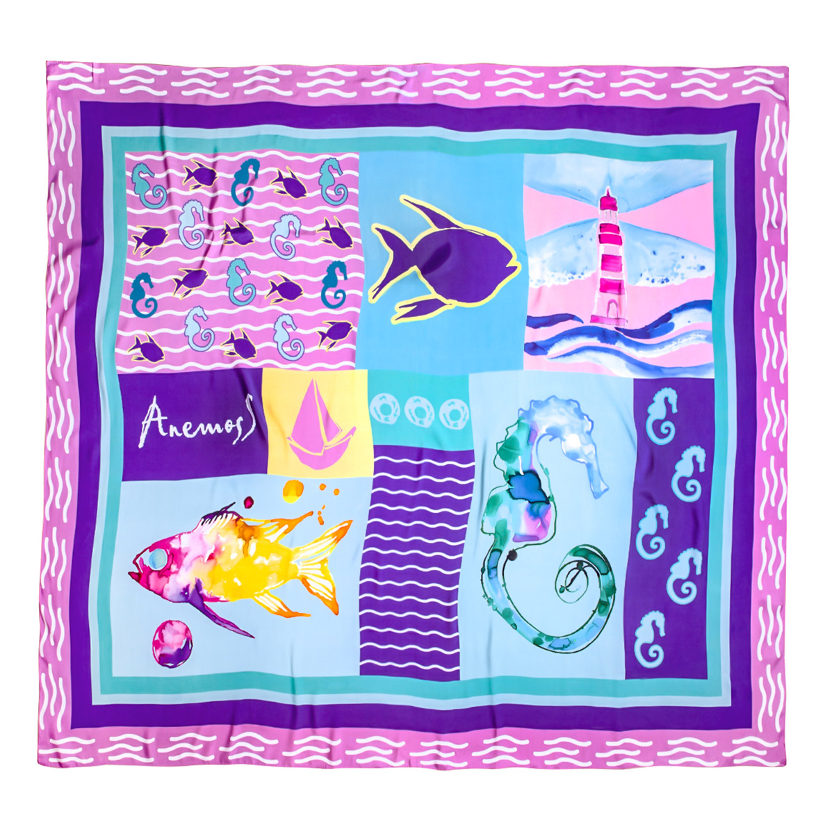 Anemoss Harmoni Viskon Pareo Pembe 120*140 cm görsel 3