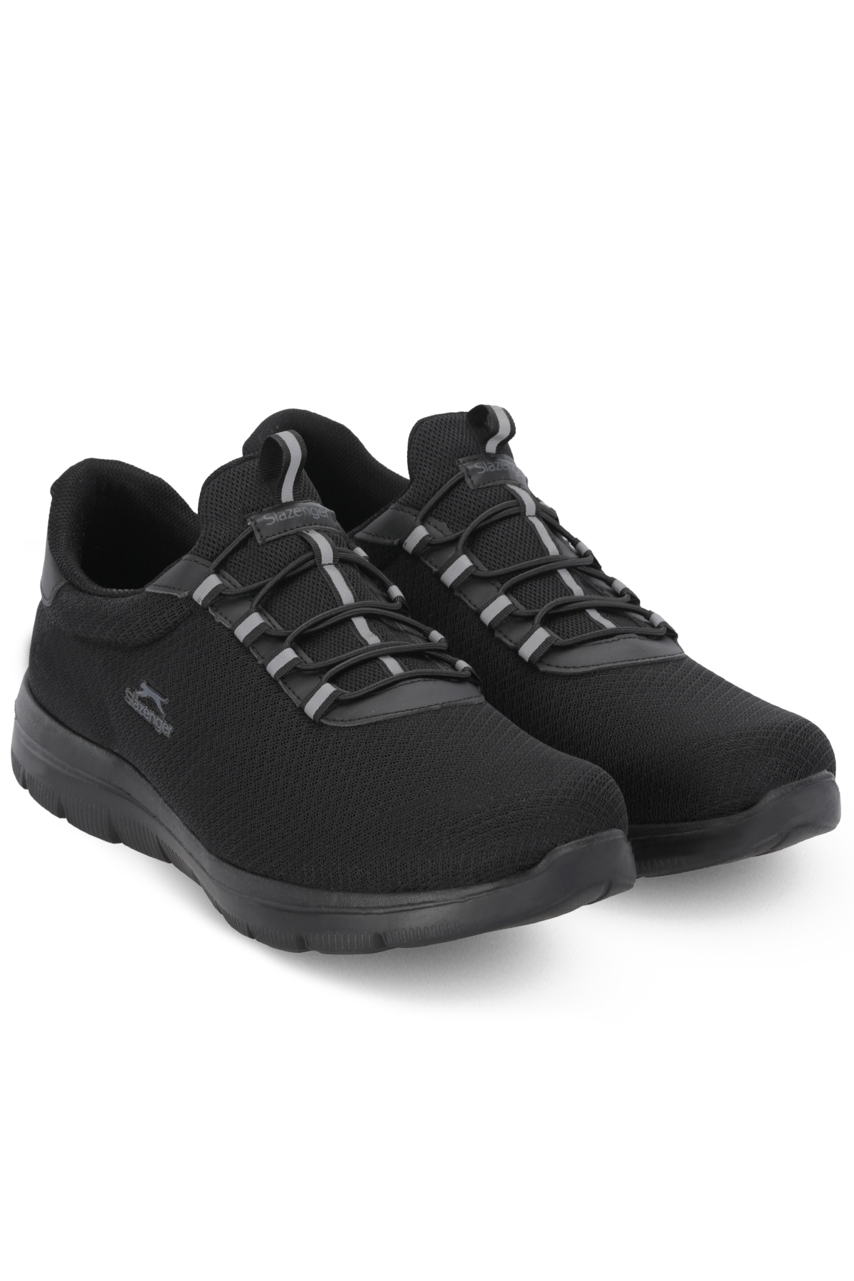 SLAZENGER FOEIGN JMB Erkek Büyük Beden Siyah / Siyah Koşu & Yürüyüş Spor Ayakkabısı görsel 2